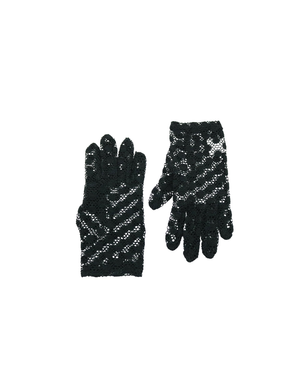 MEHNDI Dotted Velvet Lace Gloves