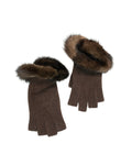 MEHNDI MINK FINGERLESS GLOVES
